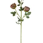 Flor Artificial Haste De Rosa Outonada Artificial | Formosinha